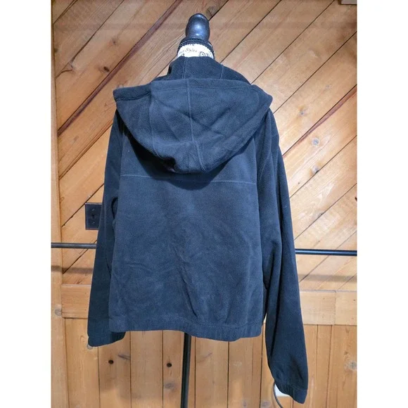 Nike Womens Therma-FIT Fleece Full Zip Hoodie Black Plus Size 2X NWT - Picture 4 of 4